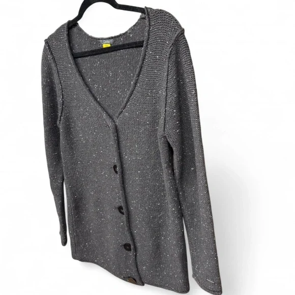 Cabela’s Speckled V-Neck Button-Front Cardigan - Picture 7 of 9